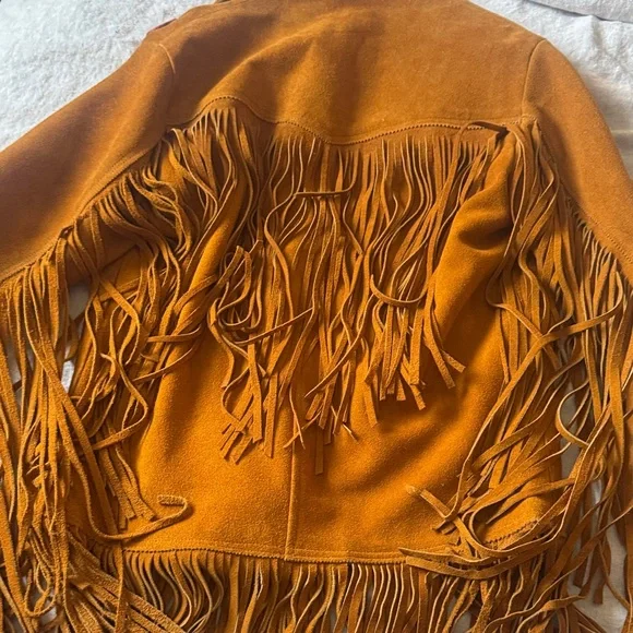 Vintage Suede Fringe Jacket - festival - Picture 1 of 13